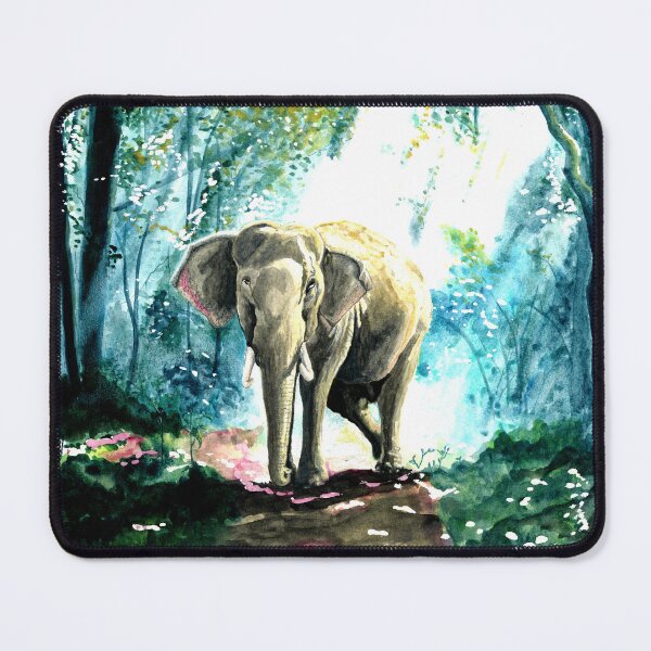 Item preview, Elephant in the forest with sunlight on his back designed and sold by CharisCreations.