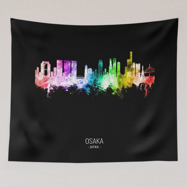 Item preview, Osaka Japan Skyline designed and sold by ArtPrints.