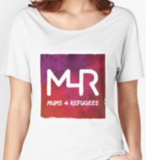 Mums 4 Refugees CMYK logo Women's Relaxed Fit T-Shirt