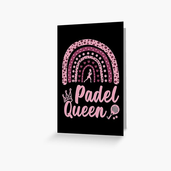 Item preview, Padel Queen Leopard Rainbow Women's Paddle Tennis Players designed and sold by grinta2021.
