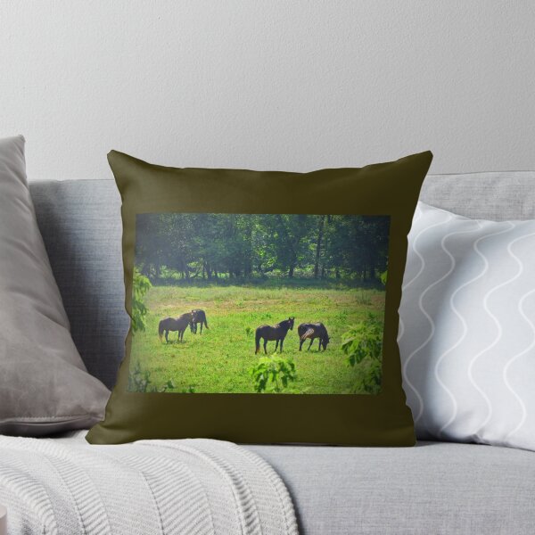Item preview, Horses Grazing In The Pasture designed and sold by adriturner.