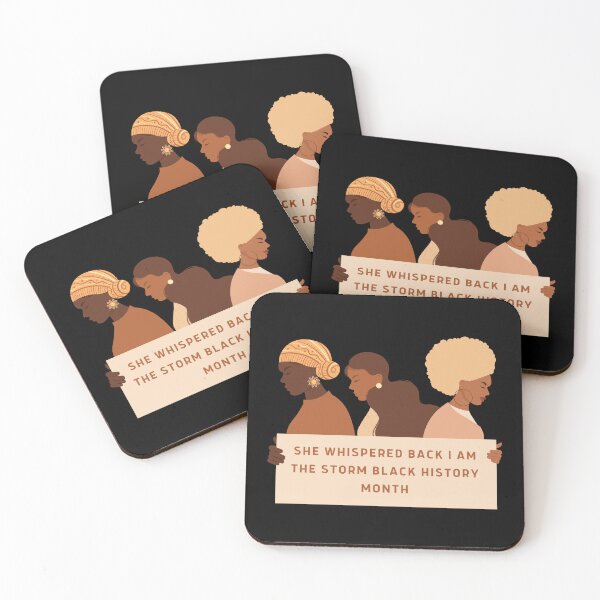 Item preview, She Whispered Back I Am The Storm Black History Month designed and sold by peachlovey.