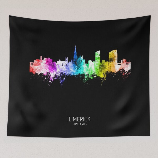 Item preview, Limerick Ireland Skyline designed and sold by ArtPrints.