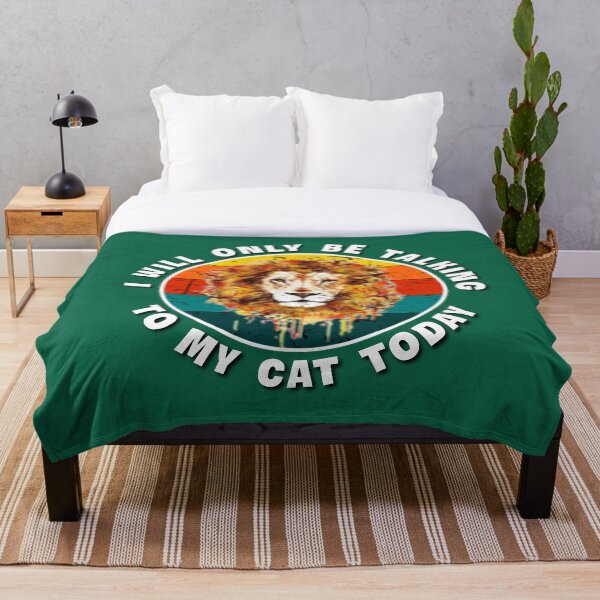 Item preview, I will only be talking to my cat today. designed and sold by Umiska.