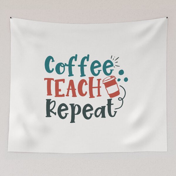 Item preview, Coffee Teach Repeat designed and sold by AuroraApparel.