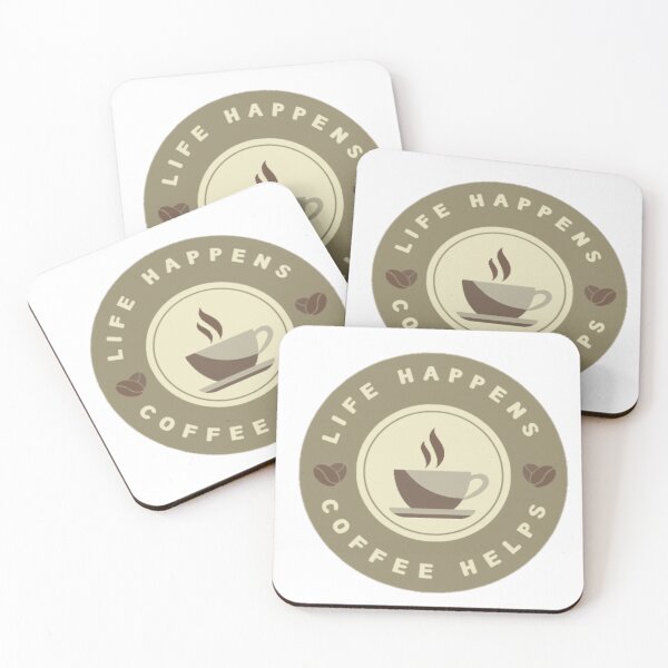 Item preview, Life Happens Coffee Helps designed and sold by Simi2020.