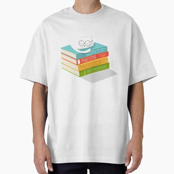 The Cat Loves Books Oversized T-Shirt