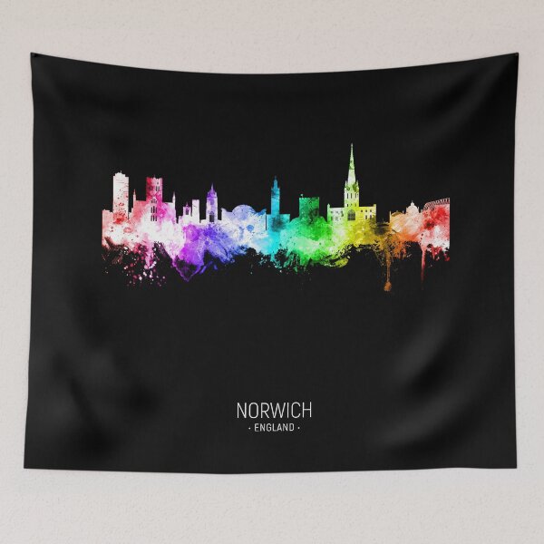 Item preview, Norwich England Skyline designed and sold by ArtPrints.
