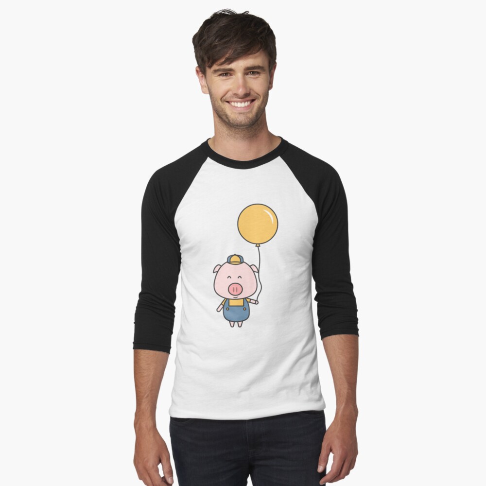 Item preview, Baseball ¾ Sleeve T-Shirt designed and sold by cartoonbeing.
