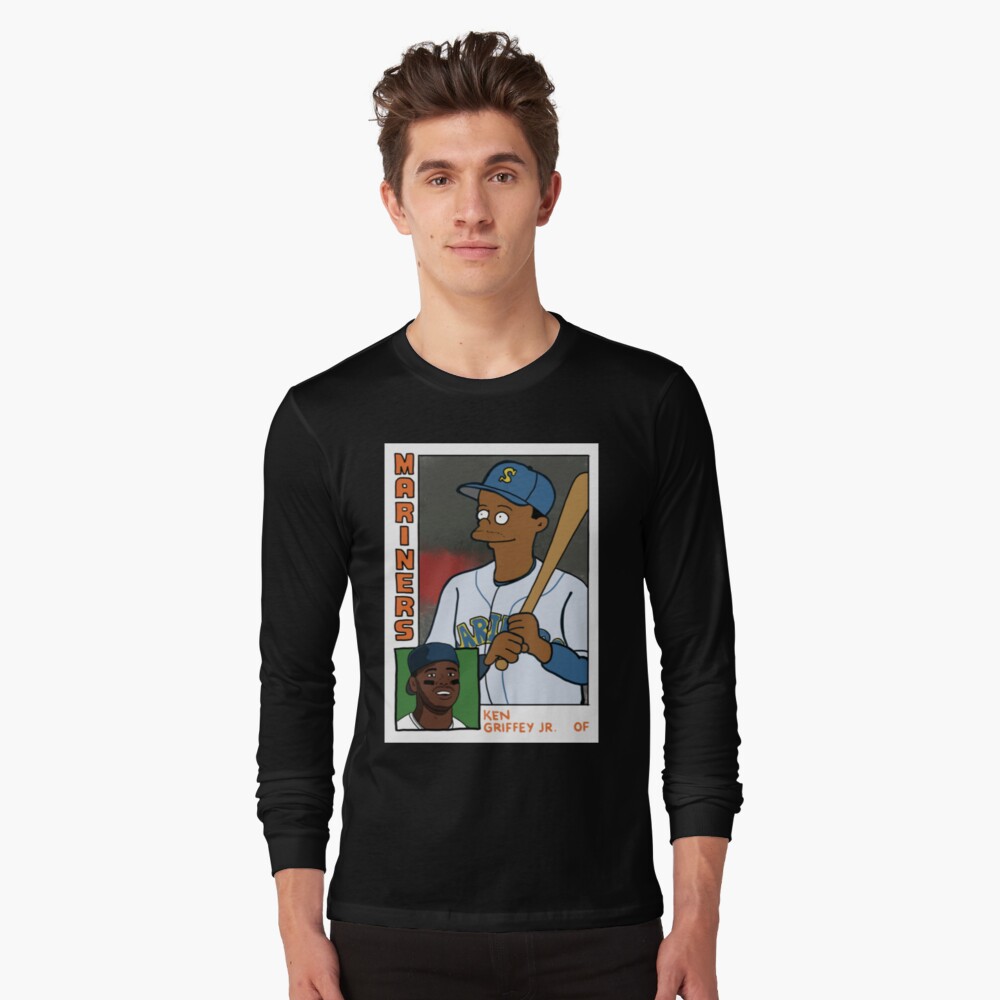 Simpsons Shirt, Ken Griffey Jrs Homer At The Bat Parody Tee