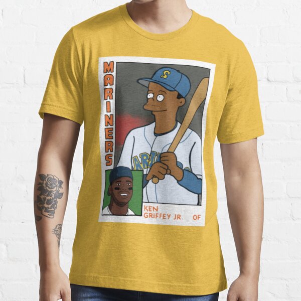 Simpsons Shirt, Ken Griffey Jrs Homer At The Bat Parody Tee