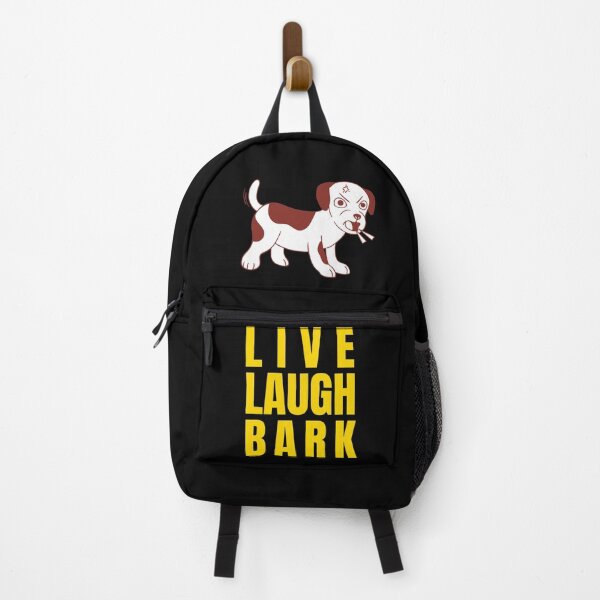 Item preview, Live Laugh Bark - Black Gold Retro Typography | Funny Sarcastic Memes designed and sold by Delandor.
