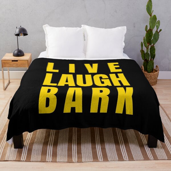 Item preview, Live Laugh Bark - Tipografía retro de oro negro | Memes Sarcástico Gracioso designed and sold by Delandor.