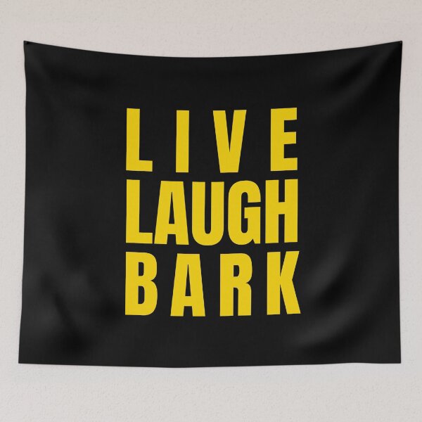 Item preview, Live Laugh Bark - Tipografía retro de oro negro | Memes Sarcástico Gracioso designed and sold by Delandor.