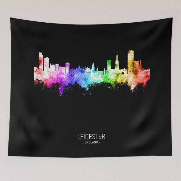 Item preview, Leicester England Skyline designed and sold by ArtPrints.
