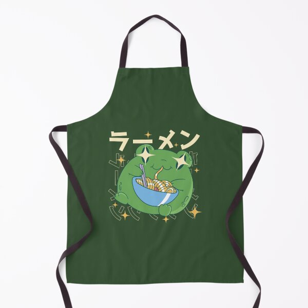 Item preview, Japanese frog eats ramen noodles designed and sold by DerSenat.