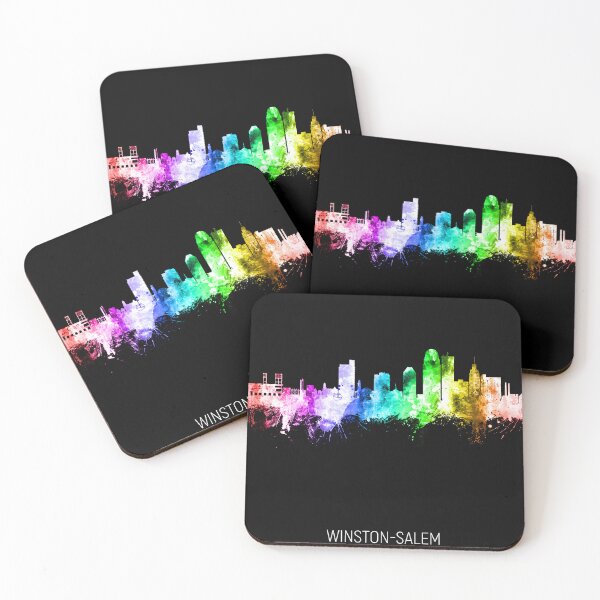 Item preview, Winston-Salem North Carolina Skyline designed and sold by ArtPrints.