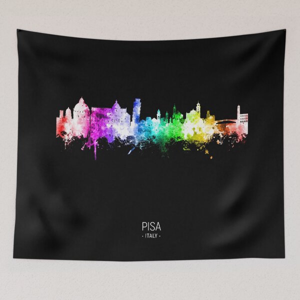 Item preview, Pisa Italy Skyline designed and sold by ArtPrints.