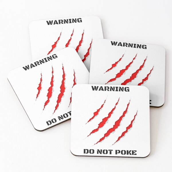 Item preview, Warning Do Not Poke    designed and sold by GeneralRepublic.