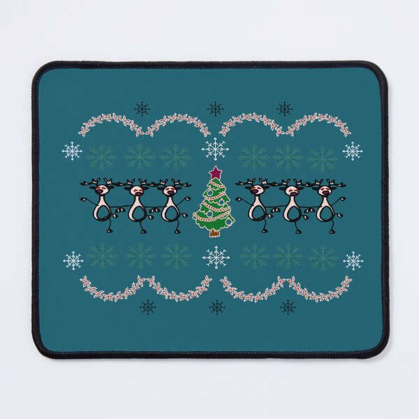 Item preview, Blue Reindeer Xmas Dance. designed and sold by AlrauneTB.