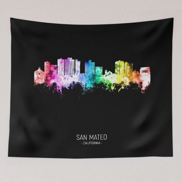 Item preview, San Mateo California Skyline designed and sold by ArtPrints.