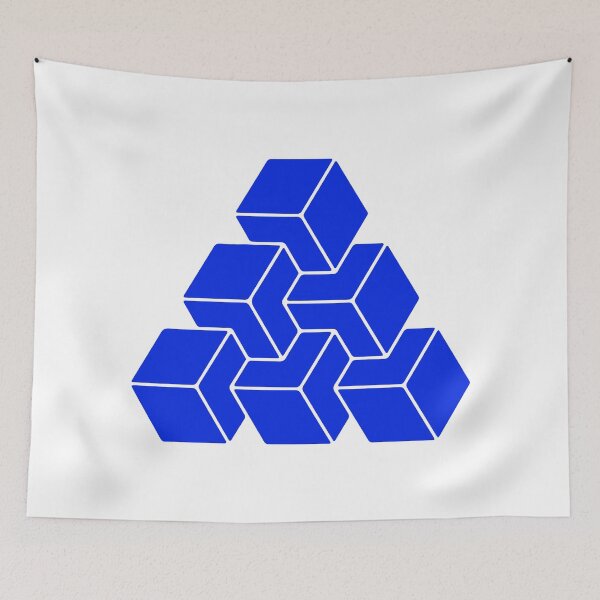 Item preview, Eempohsibol Shape 3: Only Dark Blue designed and sold by Randomazer.