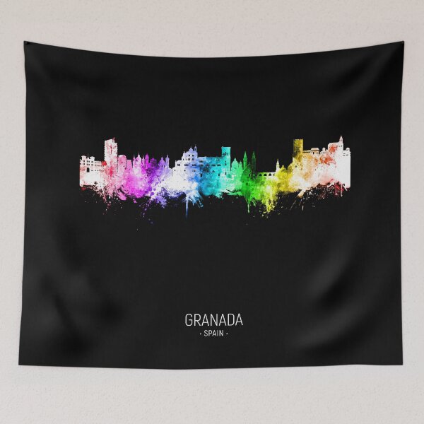 Item preview, Granada Spain Skyline designed and sold by ArtPrints.