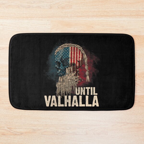 Item preview, Until Valhalla Viking US Flag Vintage Shirt-Til Valhalla T-Shirt designed and sold by WiliamAlstair.