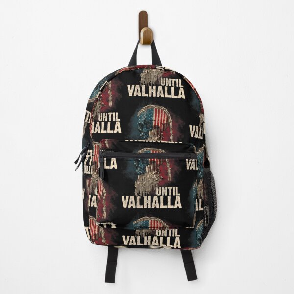 Item preview, Until Valhalla Viking US Flag Vintage Shirt-Til Valhalla T-Shirt designed and sold by WiliamAlstair.