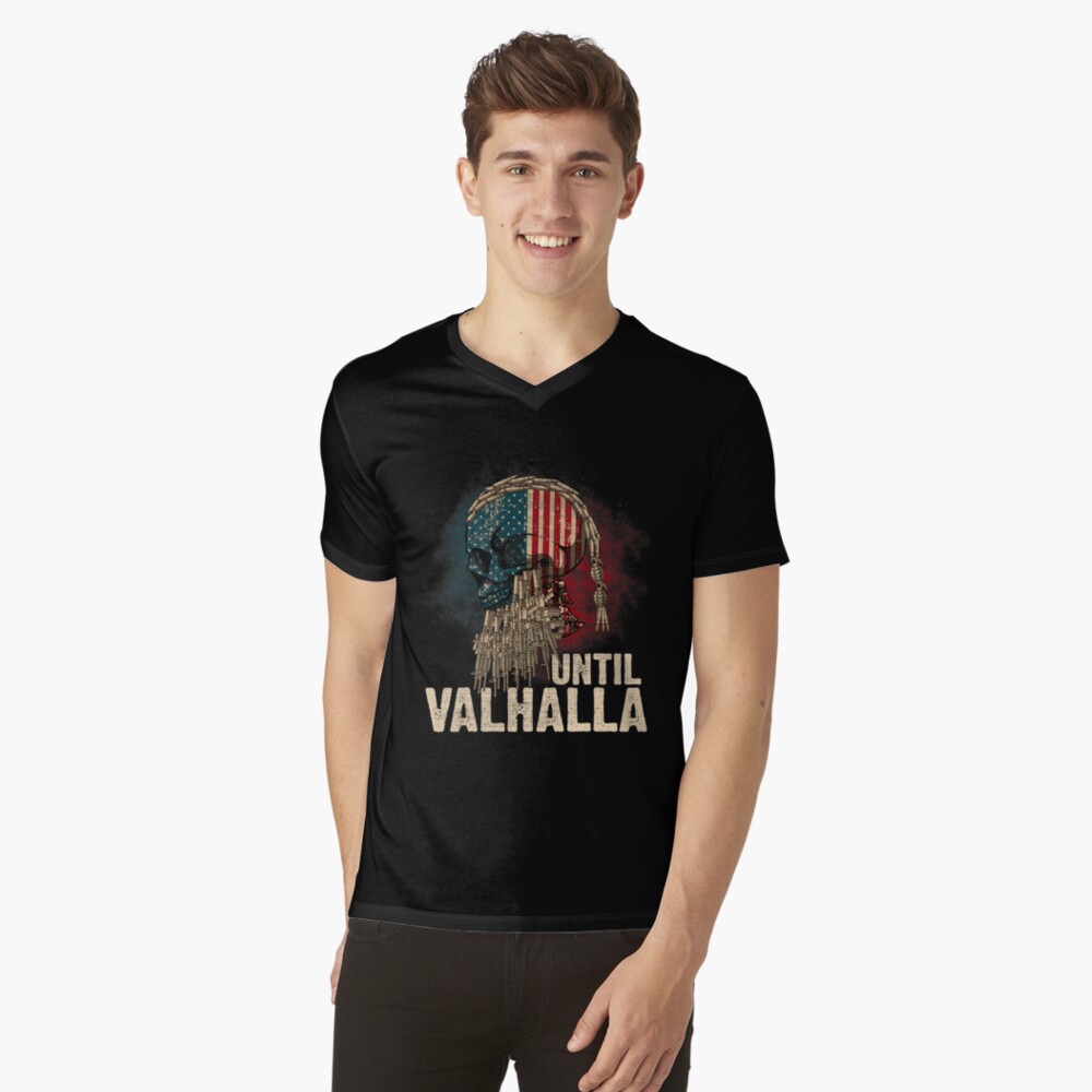 Till Valhalla Shirt, Valhalla Tees, Viking Shirts For Men