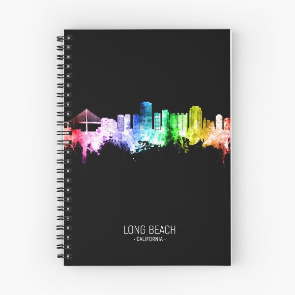 Item preview, Long Beach California Skyline designed and sold by ArtPrints.