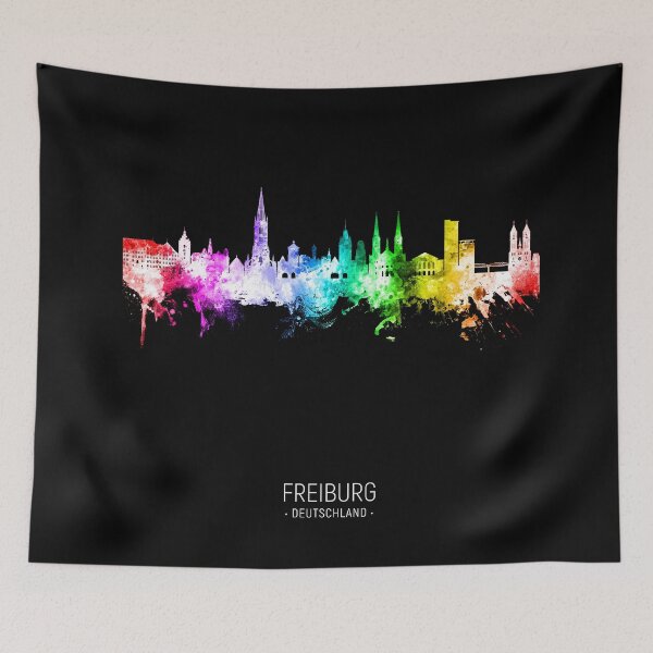 Item preview, Freiburg Germany Skyline designed and sold by ArtPrints.