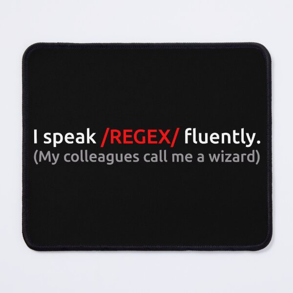 Item preview, I speak REGEX fluently. Nerd wizard gift designed and sold by 40667ers.