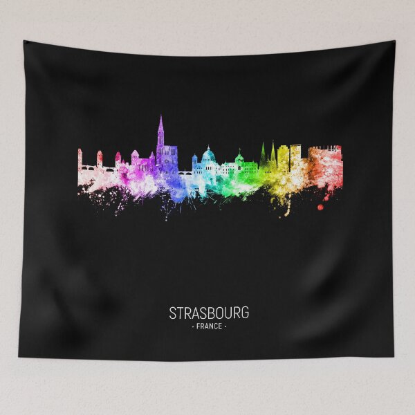 Item preview, Strasbourg France Skyline designed and sold by ArtPrints.