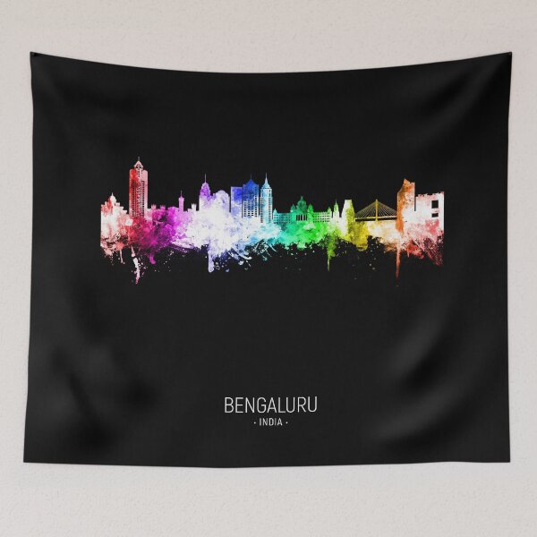 Item preview, Bengaluru Skyline India Bangalore designed and sold by ArtPrints.