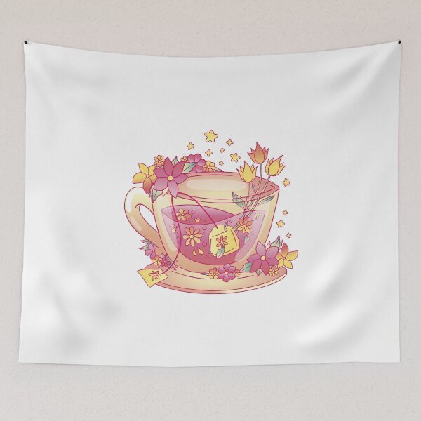 Item preview, Tea teacup flowers designed and sold by DerSenat.