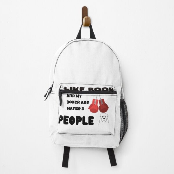Item preview, I Like Book And My Boxer And Maybe 3 People,funny designed and sold by SENMARO100.