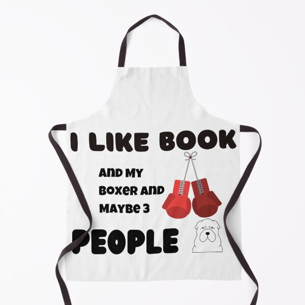 Item preview, I Like Book And My Boxer And Maybe 3 People,funny designed and sold by SENMARO100.