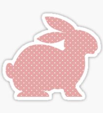 Volles Haus Pink Bunny Sticker