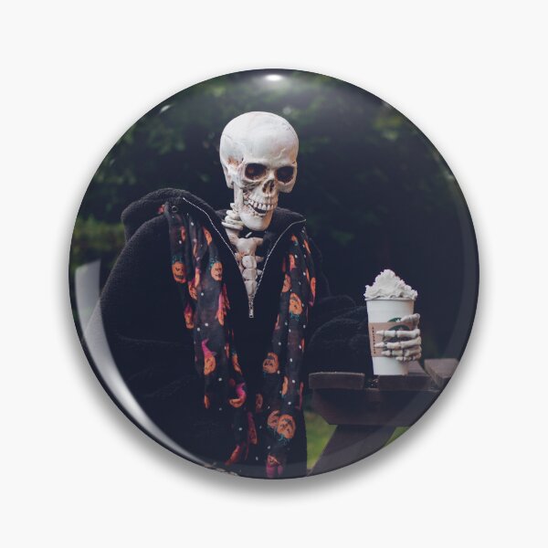Item preview, Pumpkin Spiced Skeleton  designed and sold by Siobhan Hill.