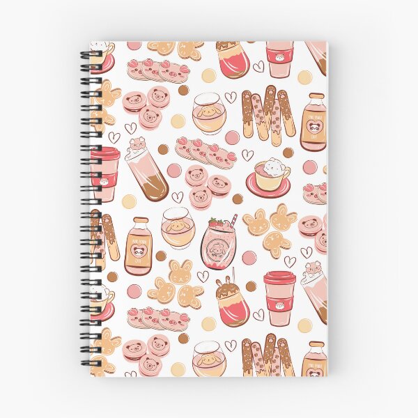 Item preview, Cute Cafe Treats on White designed and sold by Jack-and-Winnie.