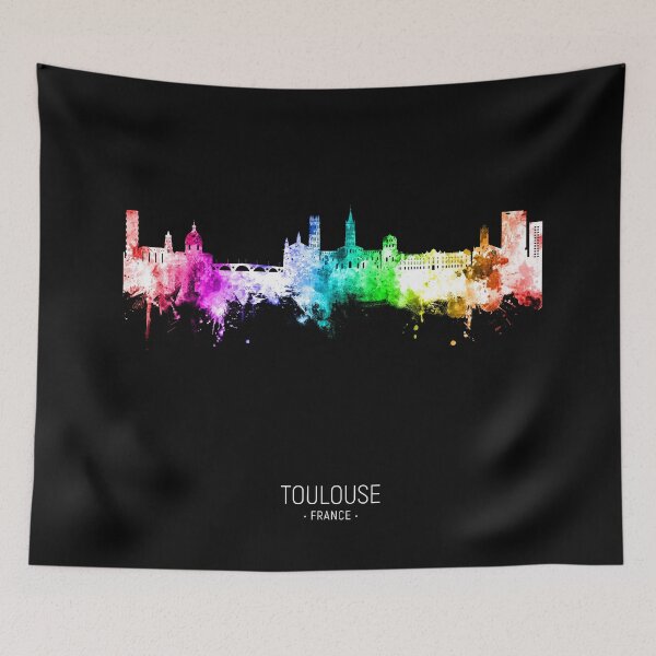 Item preview, Toulouse France Skyline designed and sold by ArtPrints.