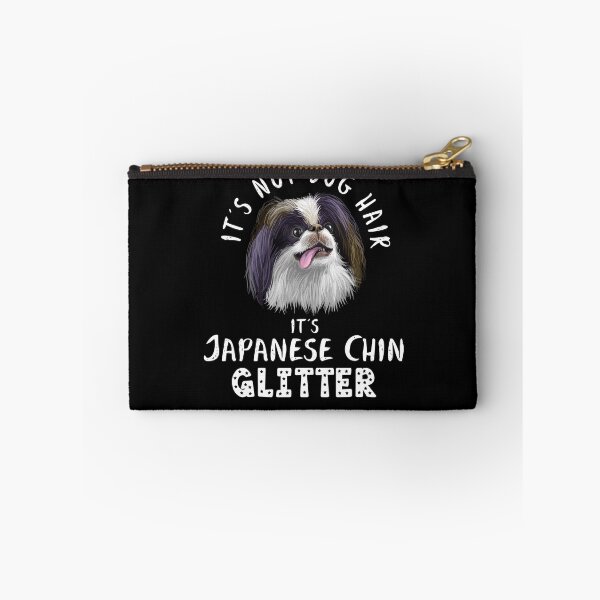 Item preview, It's not dog hair it's JAPANESE CHIN glitter funny dog quote designed and sold by theshirtinator.