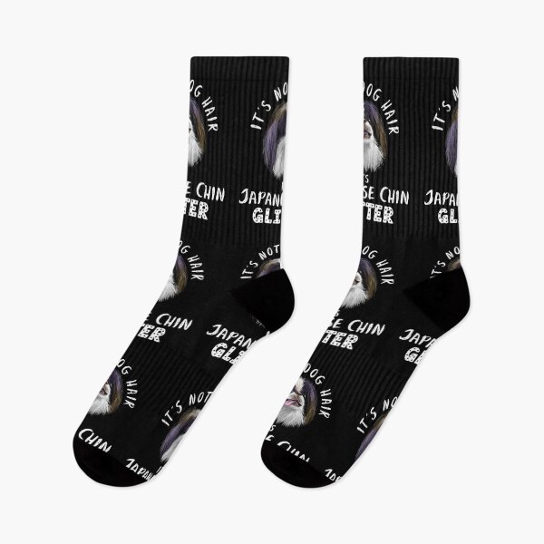 Item preview, It's not dog hair it's JAPANESE CHIN glitter funny dog quote designed and sold by theshirtinator.