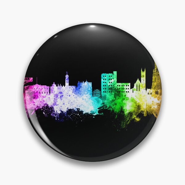 Item preview, Warrington England Skyline designed and sold by ArtPrints.