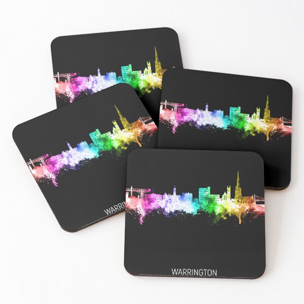 Item preview, Warrington England Skyline designed and sold by ArtPrints.