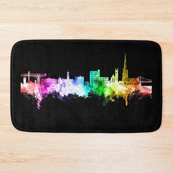 Item preview, Warrington England Skyline designed and sold by ArtPrints.