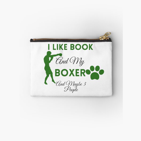 Item preview,  I Like Book And My Boxer And Maybe 3 People,funny,dog designed and sold by SENMARO100.