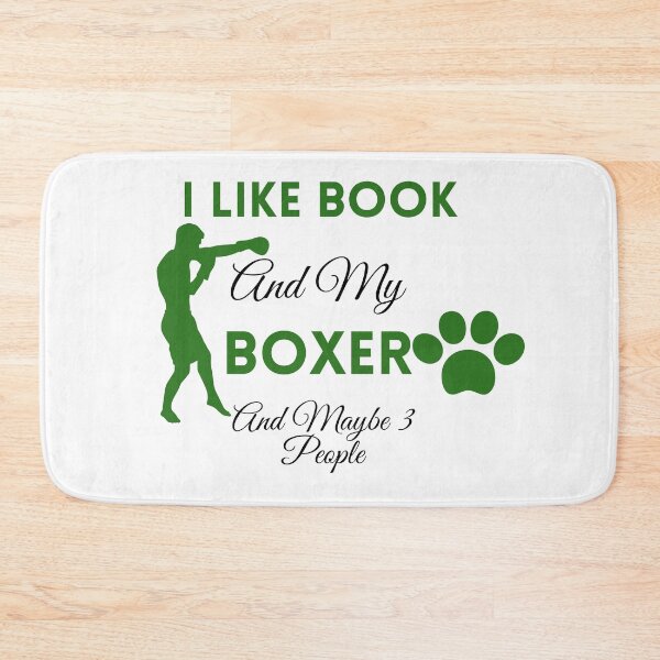 Item preview,  I Like Book And My Boxer And Maybe 3 People,funny,dog designed and sold by SENMARO100.
