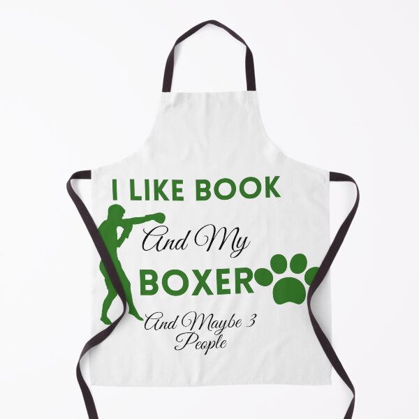 Item preview, I Like Book And My Boxer And Maybe 3 People,funny,dog designed and sold by SENMARO100.